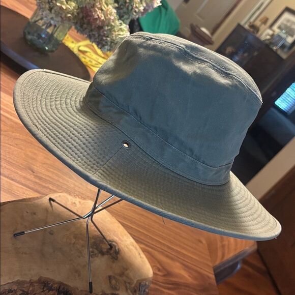 Dorfman Pacific Olive Green Heavy Canvas Hat - M main image 9